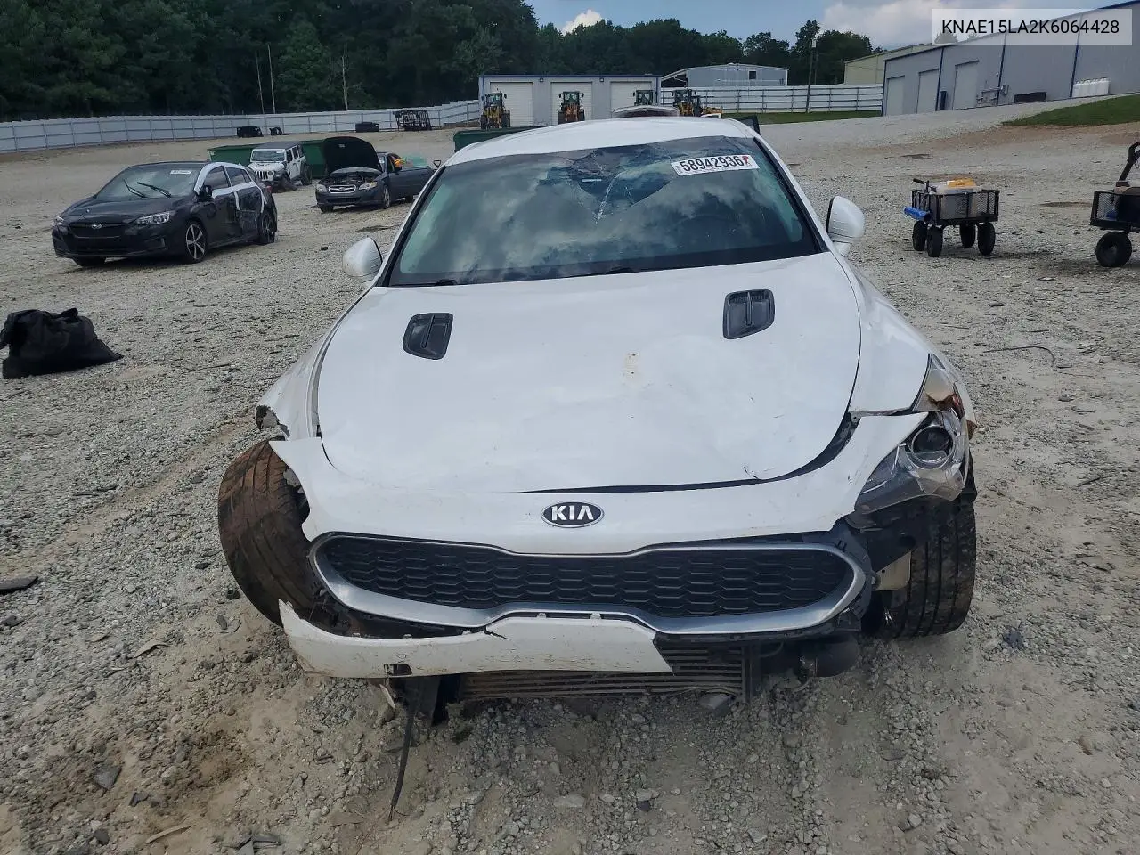 2019 Kia Stinger Base VIN: KNAE15LA2K6064428 Lot: 58942936