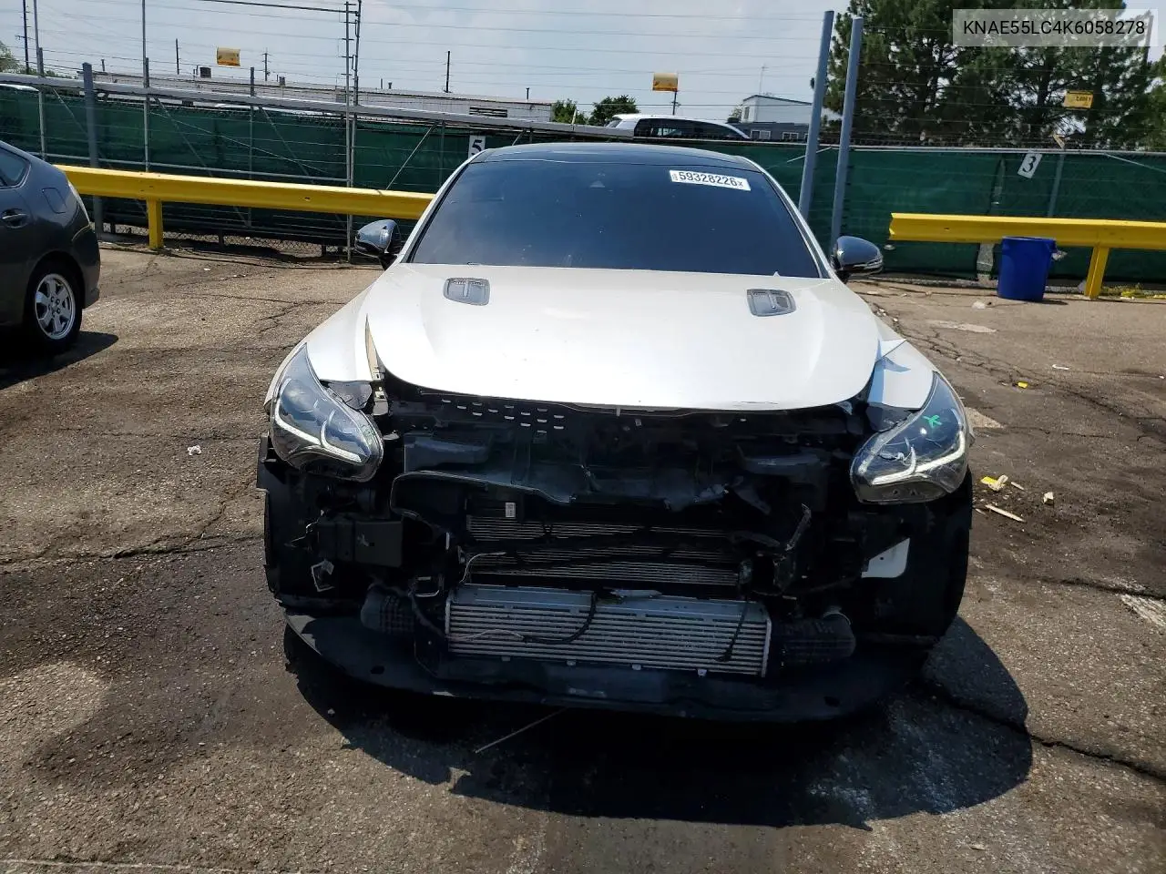 2019 Kia Stinger Gt2 VIN: KNAE55LC4K6058278 Lot: 59328226