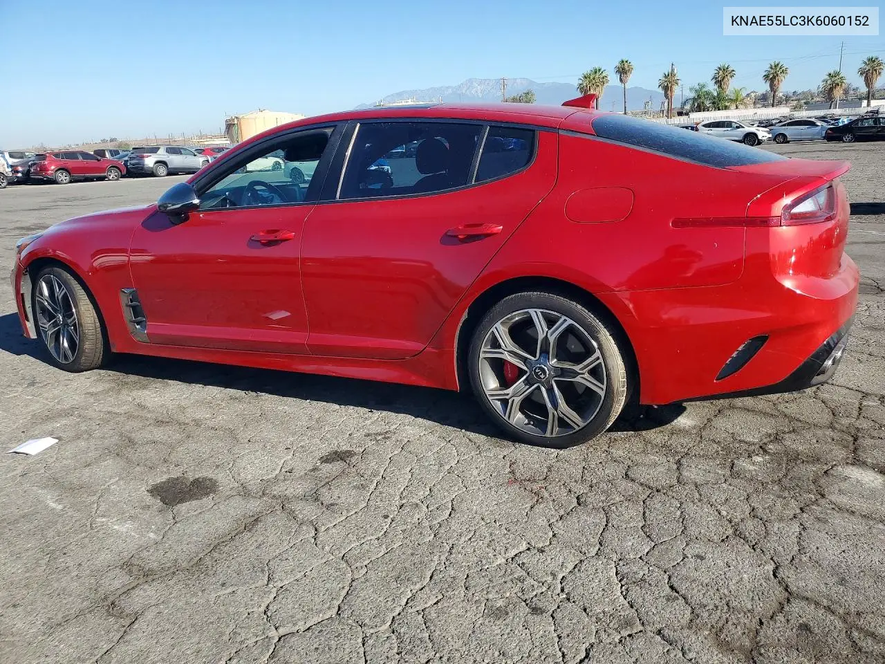 2019 Kia Stinger Gt2 VIN: KNAE55LC3K6060152 Lot: 59902406