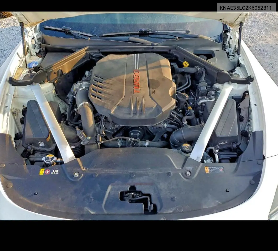 KNAE35LC2K6052811 2019 Kia Stinger Gt