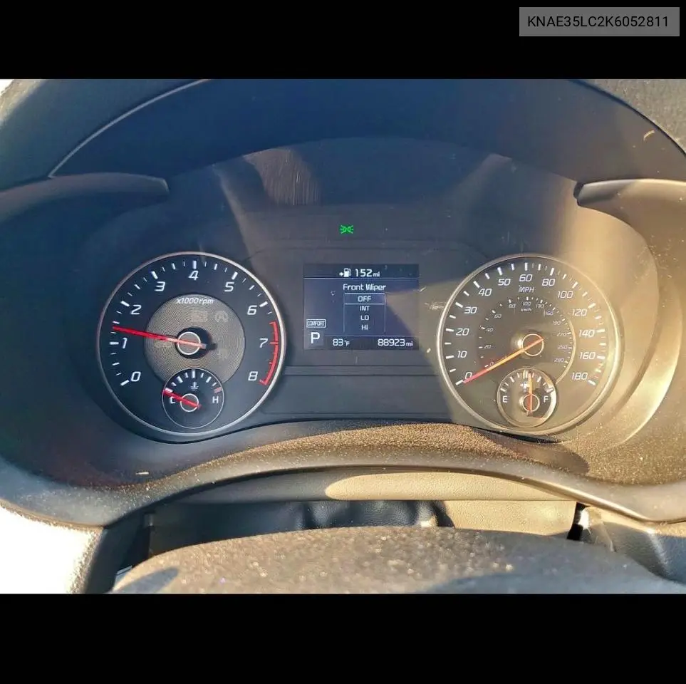 KNAE35LC2K6052811 2019 Kia Stinger Gt