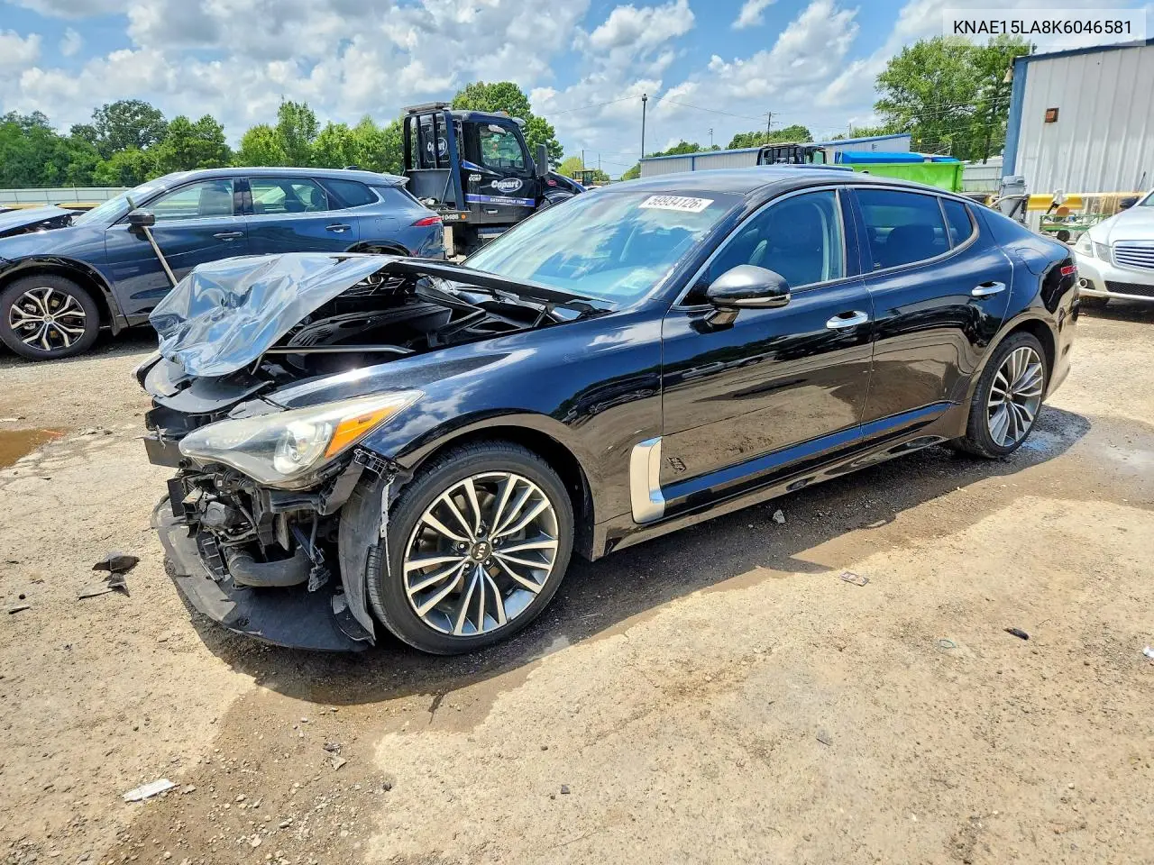 2019 Kia Stinger Base VIN: KNAE15LA8K6046581 Lot: 59934126