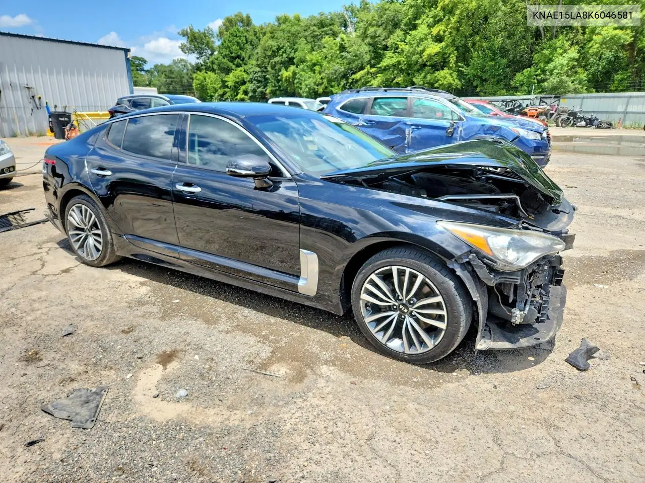 2019 Kia Stinger Base VIN: KNAE15LA8K6046581 Lot: 59934126
