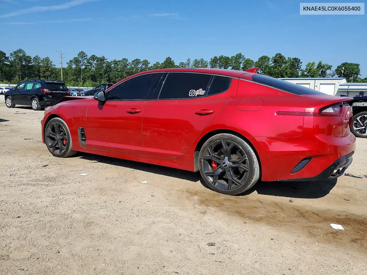 2019 Kia Stinger Gt1 VIN: KNAE45LC0K6055400 Lot: 60076966