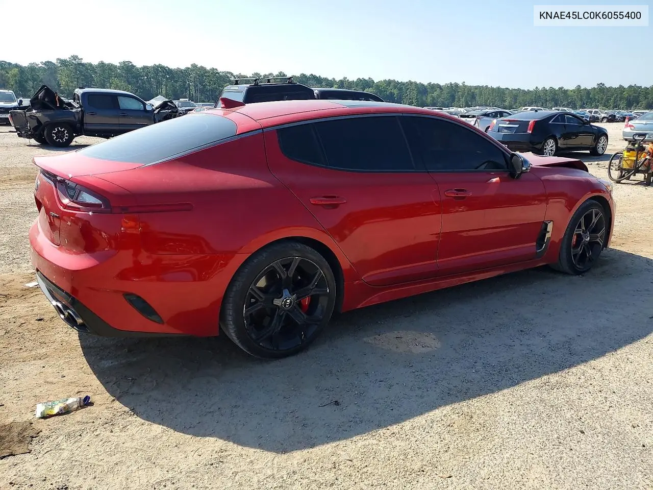2019 Kia Stinger Gt1 VIN: KNAE45LC0K6055400 Lot: 60076966
