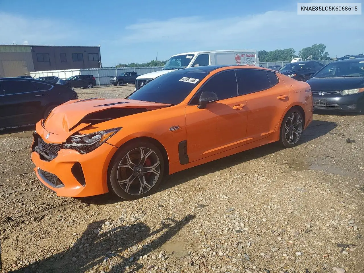 2019 Kia Stinger Gt VIN: KNAE35LC5K6068615 Lot: 60091786