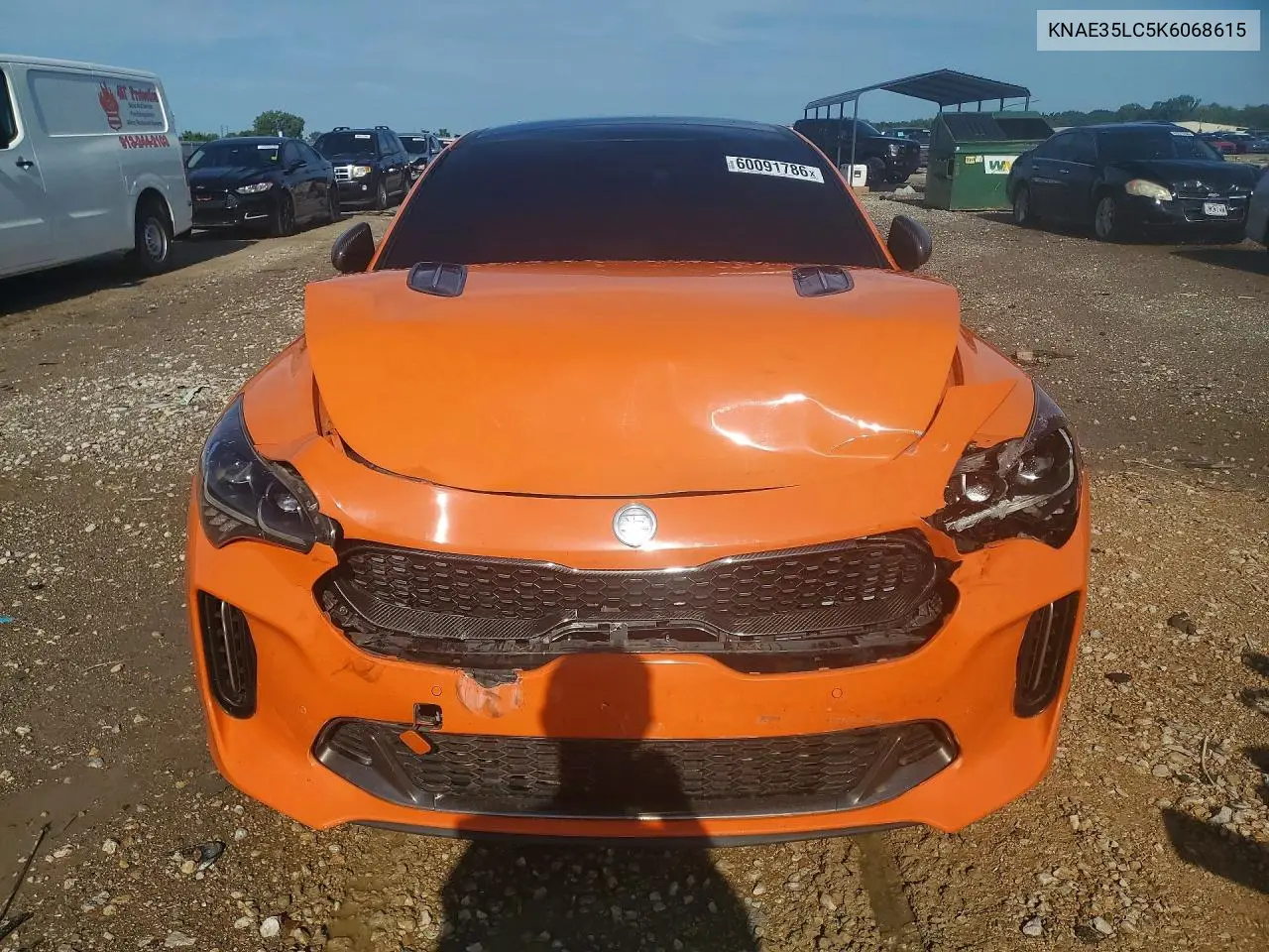 2019 Kia Stinger Gt VIN: KNAE35LC5K6068615 Lot: 60091786