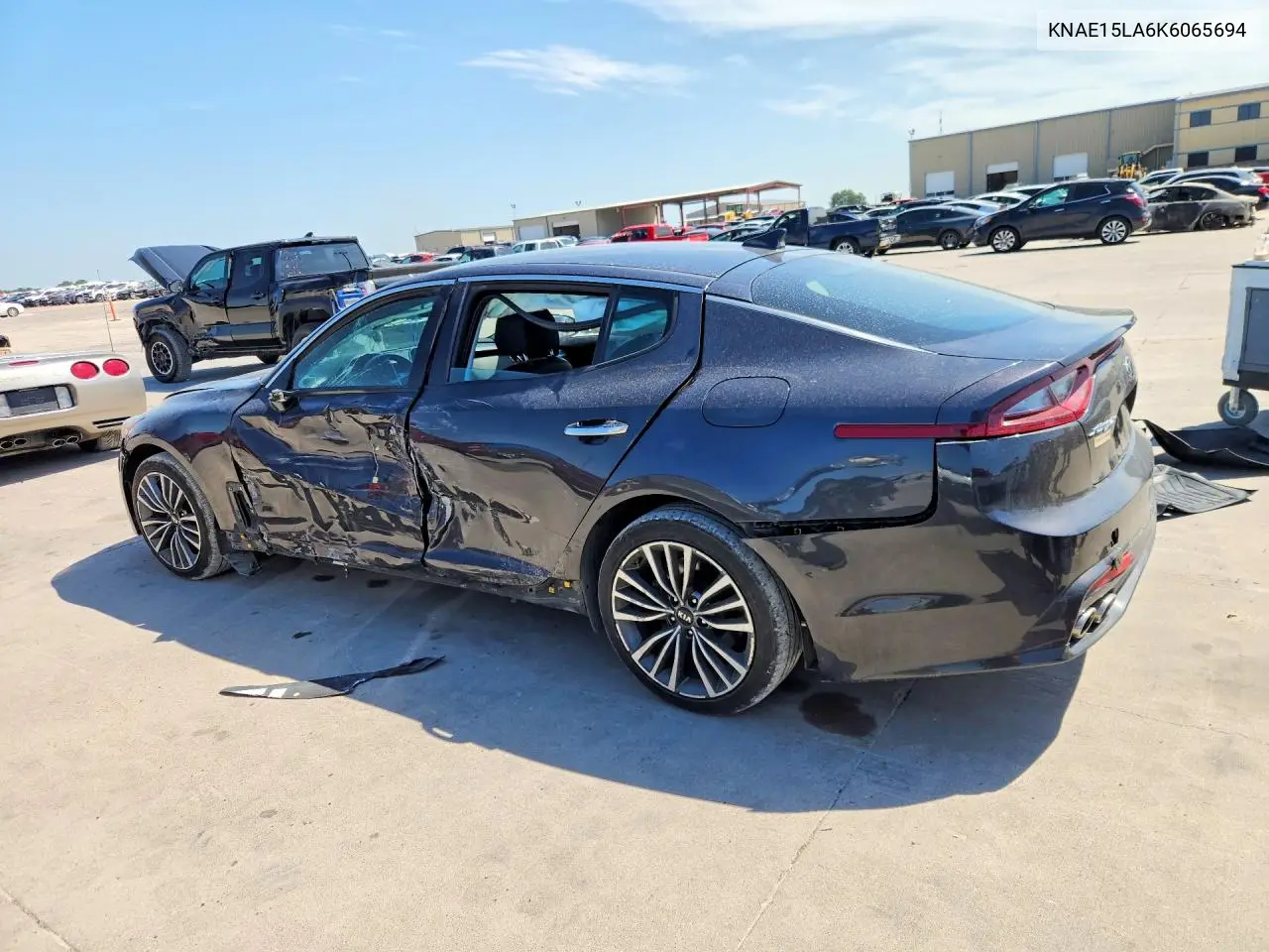2019 Kia Stinger Base VIN: KNAE15LA6K6065694 Lot: 60222446