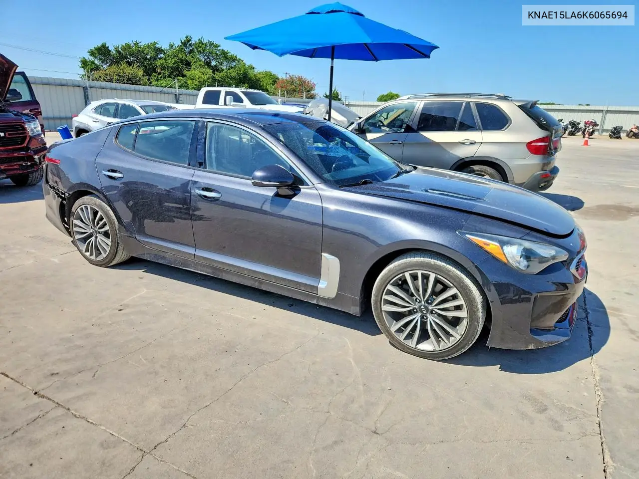 2019 Kia Stinger Base VIN: KNAE15LA6K6065694 Lot: 60222446