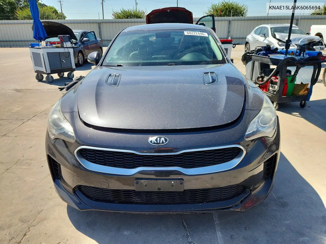 2019 Kia Stinger Base VIN: KNAE15LA6K6065694 Lot: 60222446
