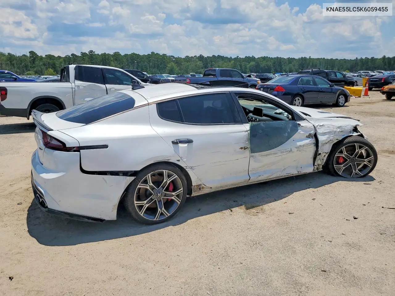 2019 Kia Stinger Gt2 VIN: KNAE55LC5K6059455 Lot: 60382896