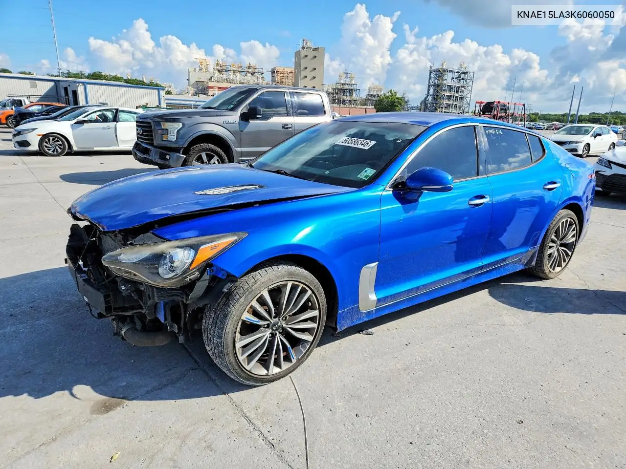 2019 Kia Stinger Base VIN: KNAE15LA3K6060050 Lot: 60586346