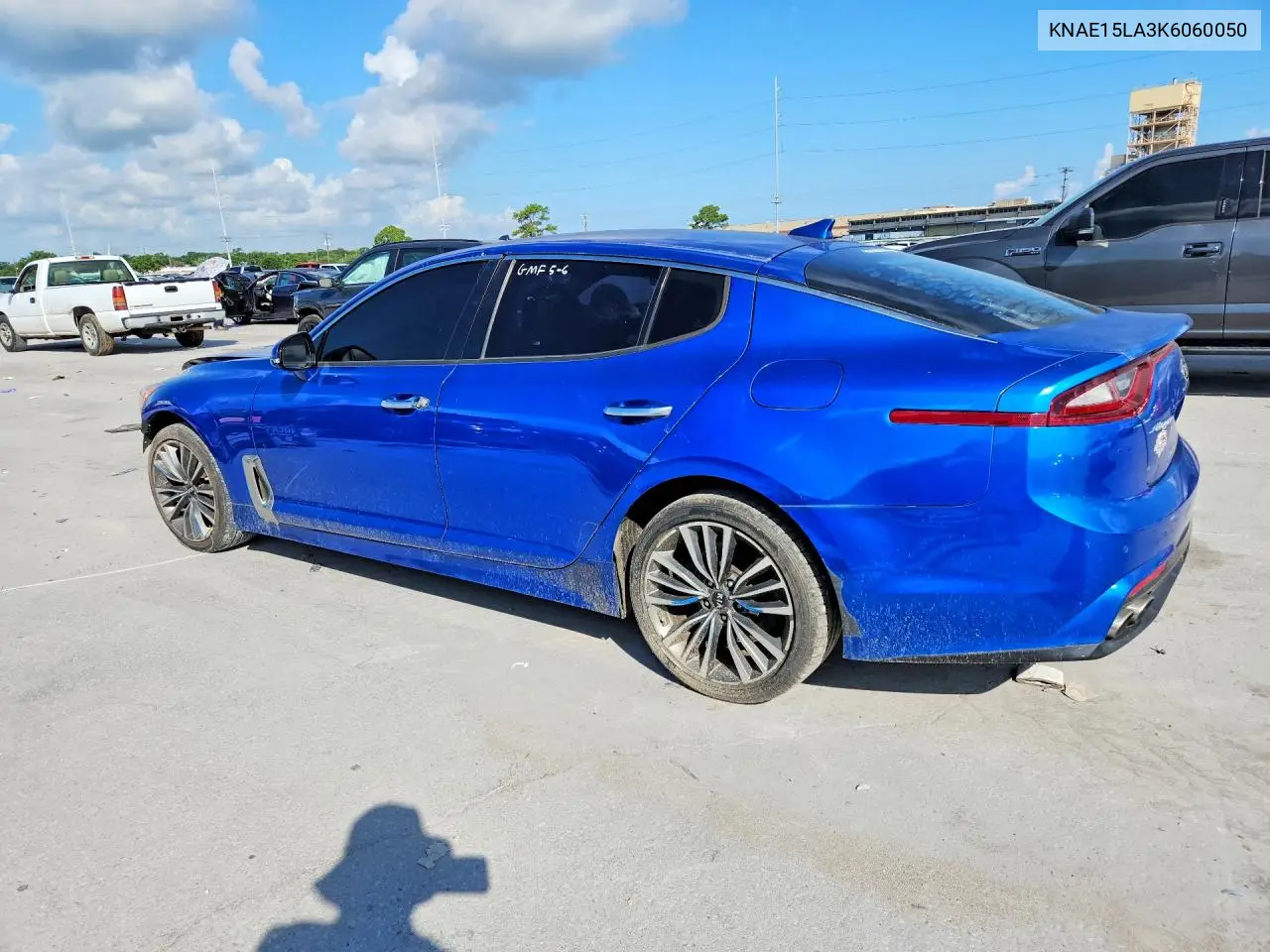 2019 Kia Stinger Base VIN: KNAE15LA3K6060050 Lot: 60586346