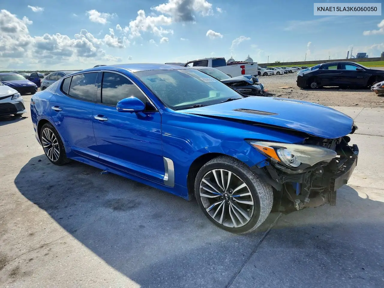 2019 Kia Stinger Base VIN: KNAE15LA3K6060050 Lot: 60586346