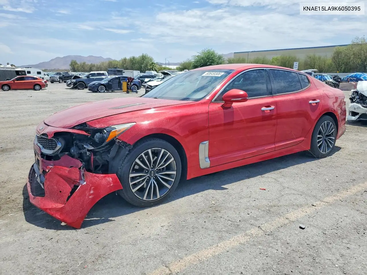 2019 Kia Stinger Base VIN: KNAE15LA9K6050395 Lot: 60649306