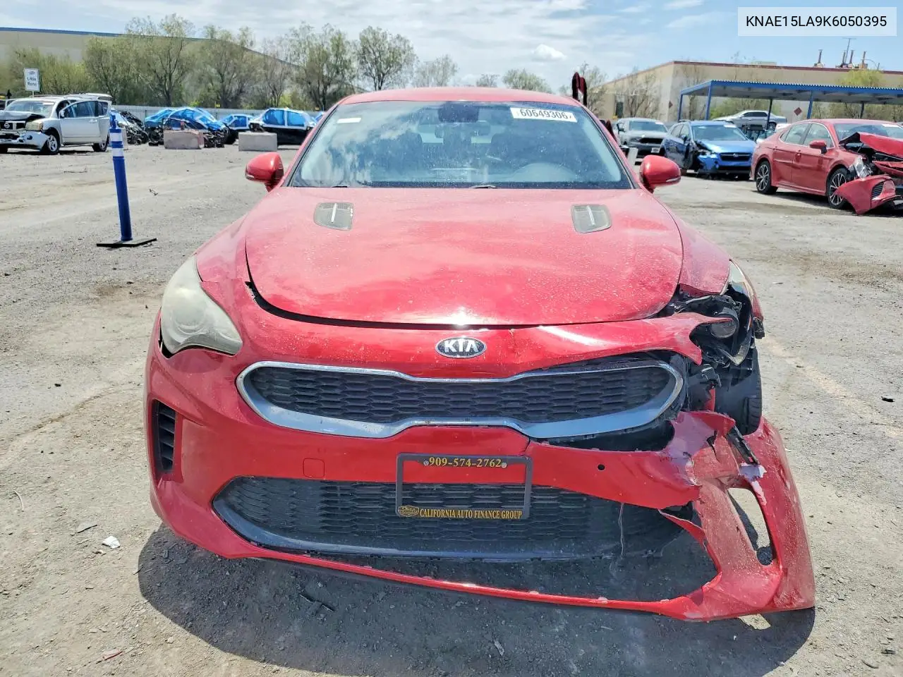 2019 Kia Stinger Base VIN: KNAE15LA9K6050395 Lot: 60649306
