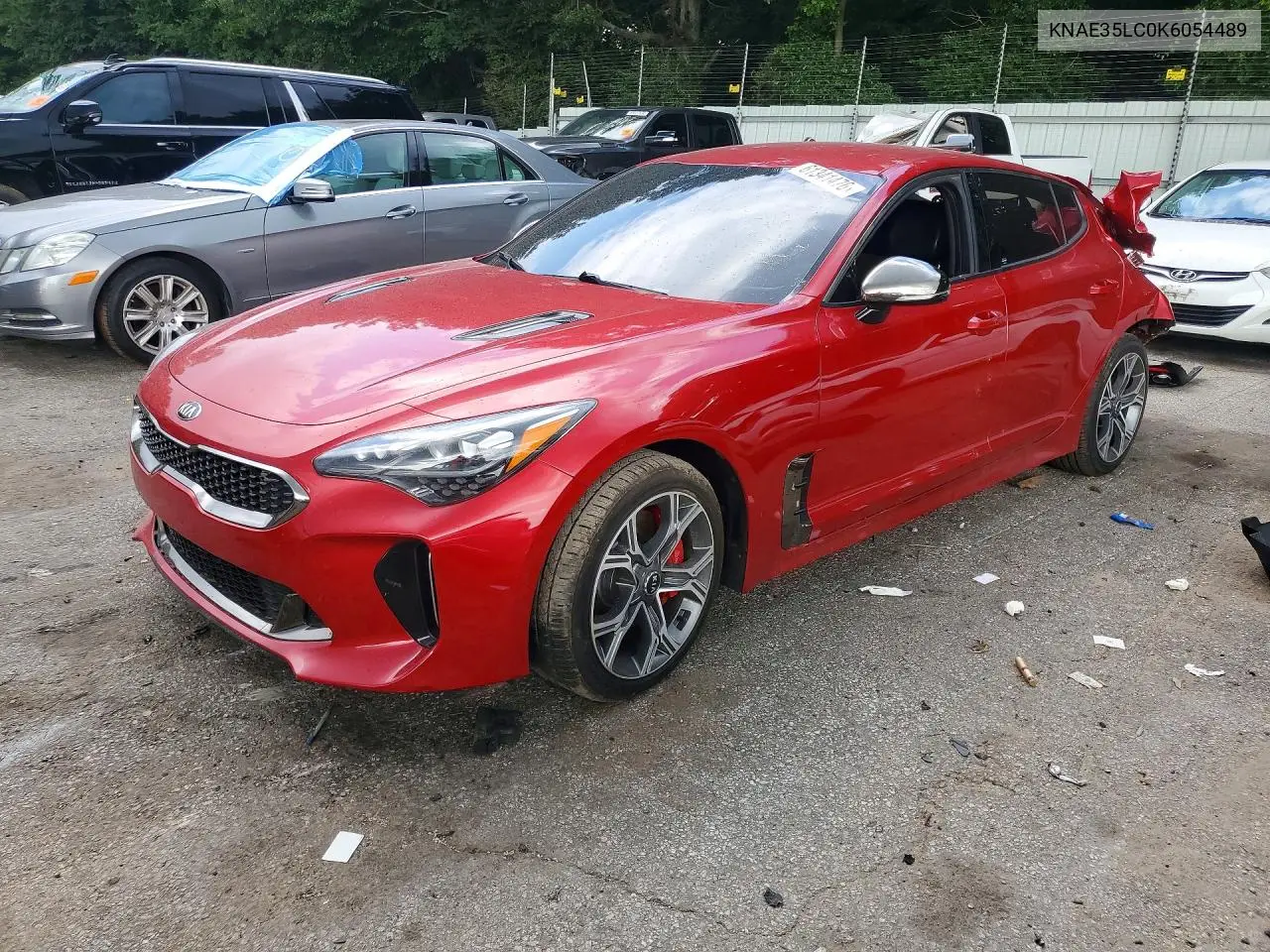 2019 Kia Stinger Gt VIN: KNAE35LC0K6054489 Lot: 61341476