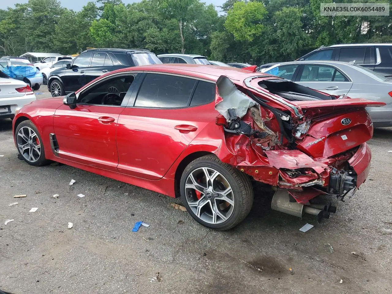 2019 Kia Stinger Gt VIN: KNAE35LC0K6054489 Lot: 61341476