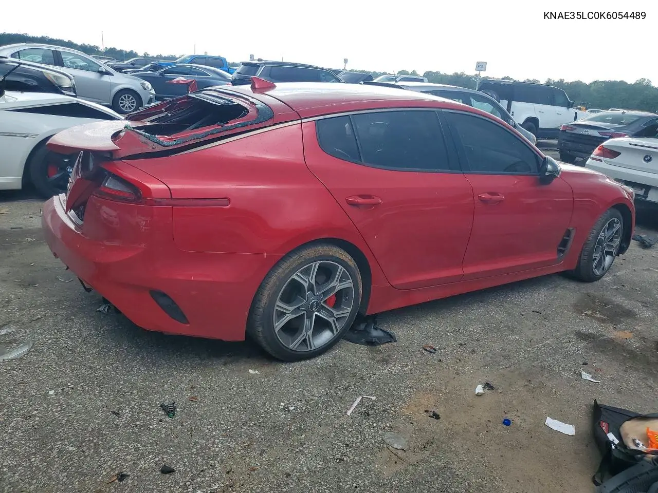 2019 Kia Stinger Gt VIN: KNAE35LC0K6054489 Lot: 61341476