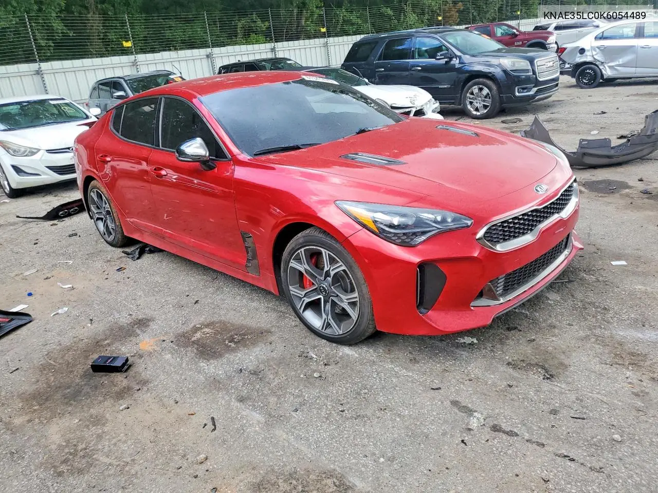 2019 Kia Stinger Gt VIN: KNAE35LC0K6054489 Lot: 61341476