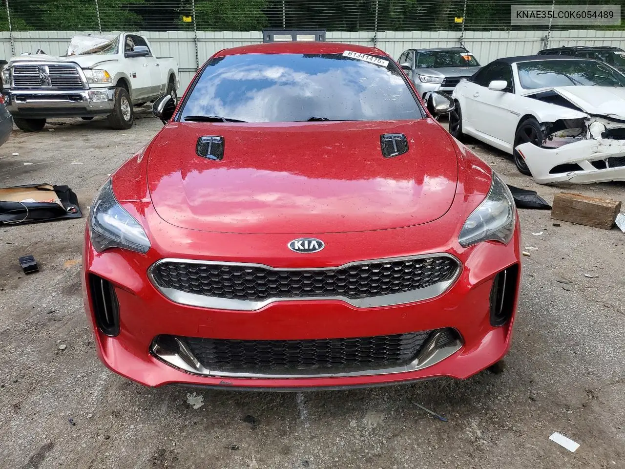 2019 Kia Stinger Gt VIN: KNAE35LC0K6054489 Lot: 61341476
