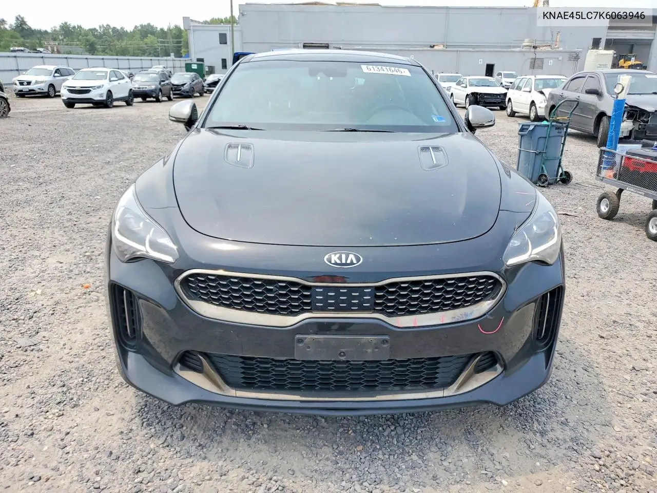 2019 Kia Stinger Gt1 VIN: KNAE45LC7K6063946 Lot: 61341646