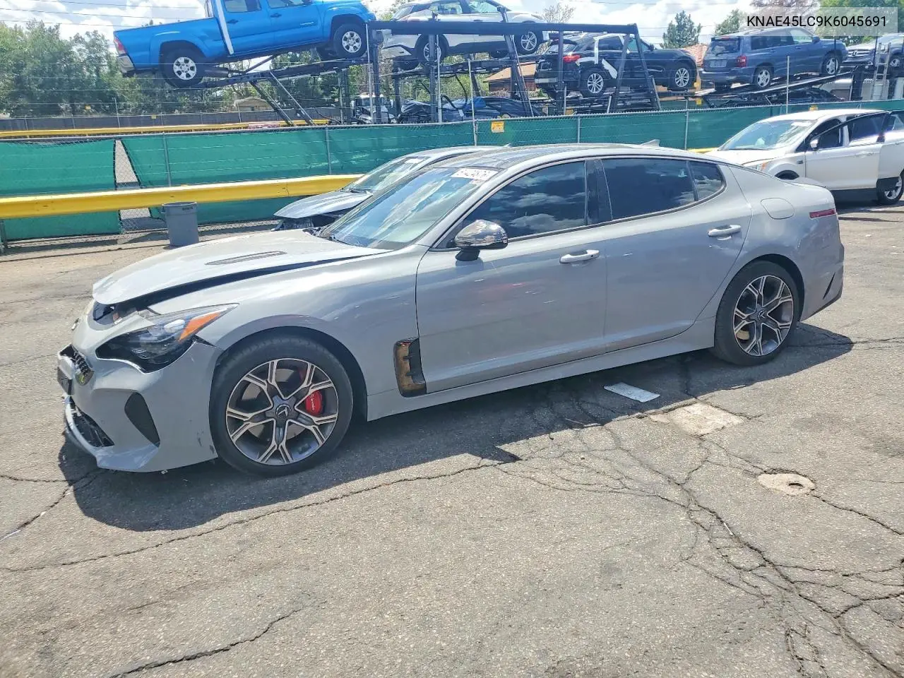 2019 Kia Stinger Gt1 VIN: KNAE45LC9K6045691 Lot: 61424876