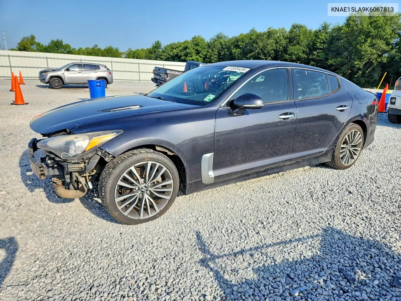 2019 Kia Stinger Base VIN: KNAE15LA9K6067813 Lot: 61899436