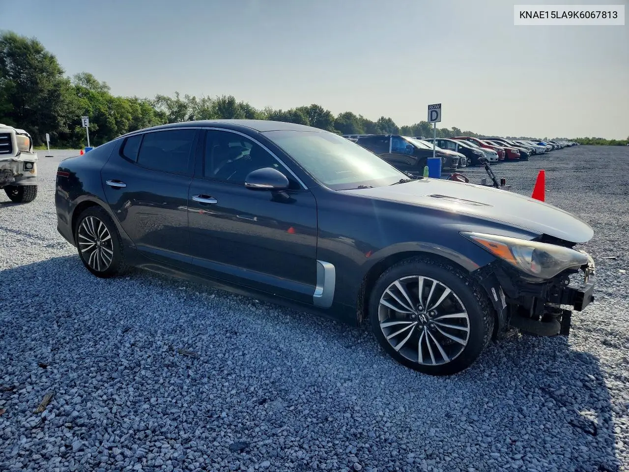 2019 Kia Stinger Base VIN: KNAE15LA9K6067813 Lot: 61899436