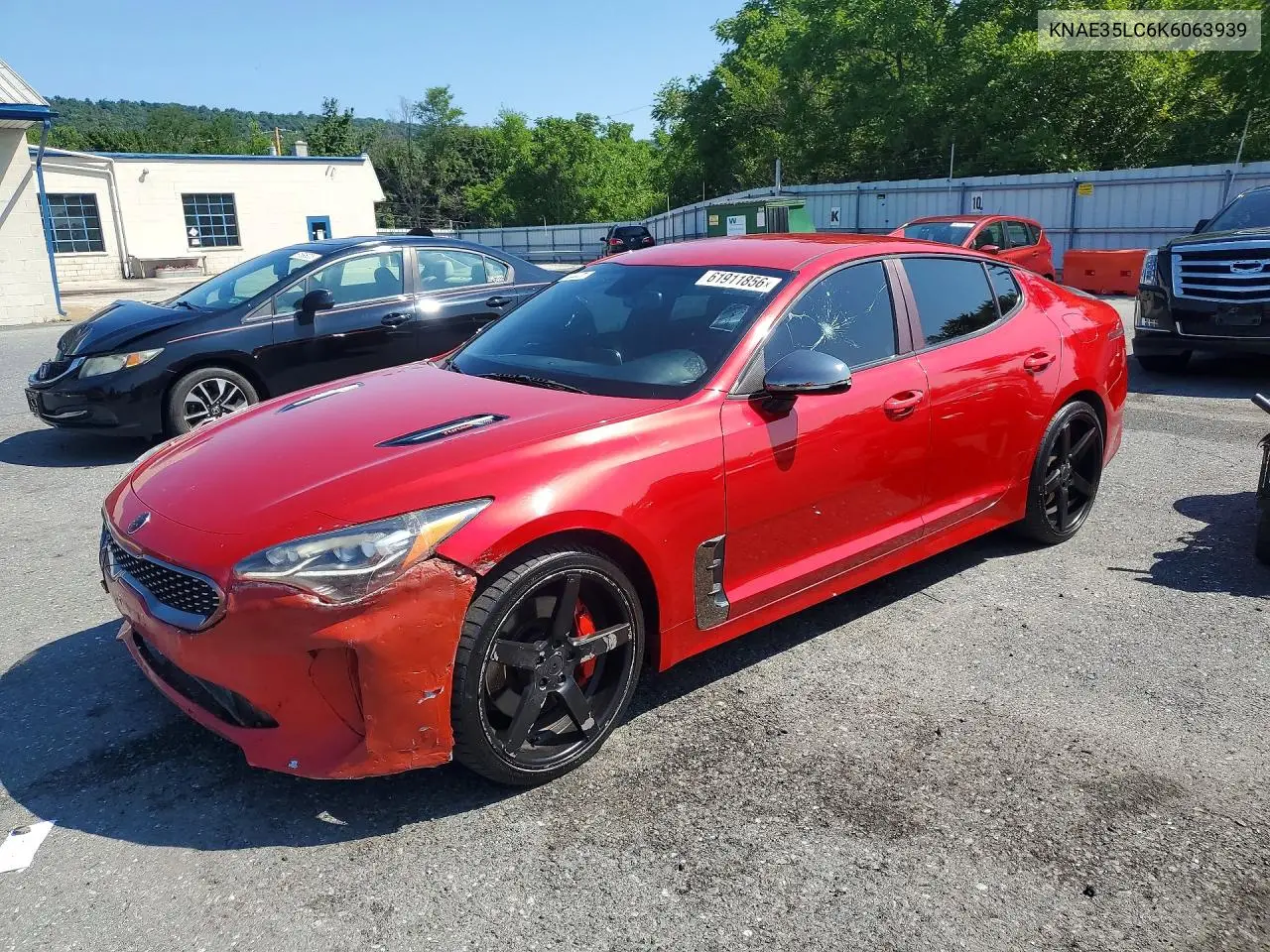 2019 Kia Stinger Gt VIN: KNAE35LC6K6063939 Lot: 61911856