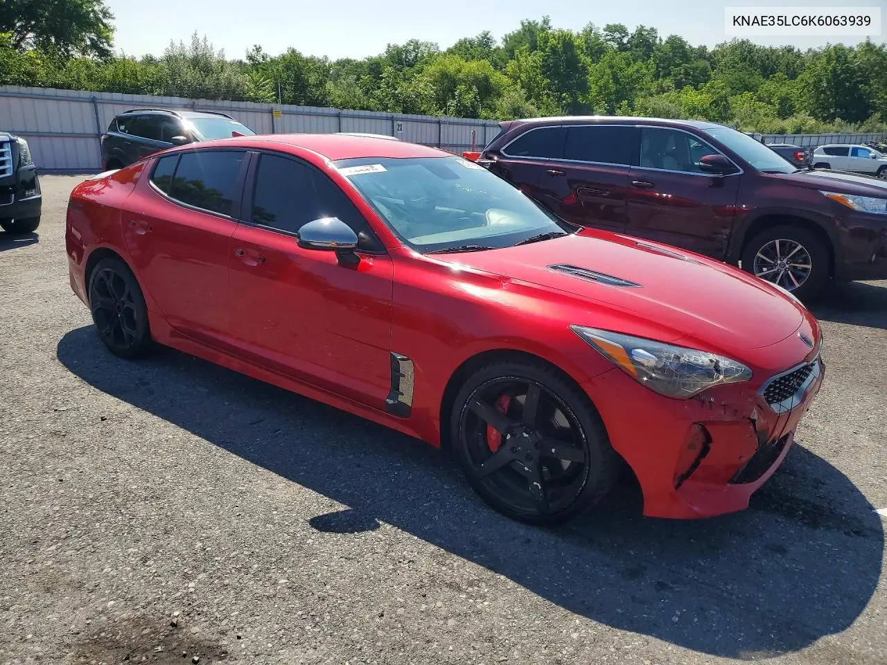2019 Kia Stinger Gt VIN: KNAE35LC6K6063939 Lot: 61911856