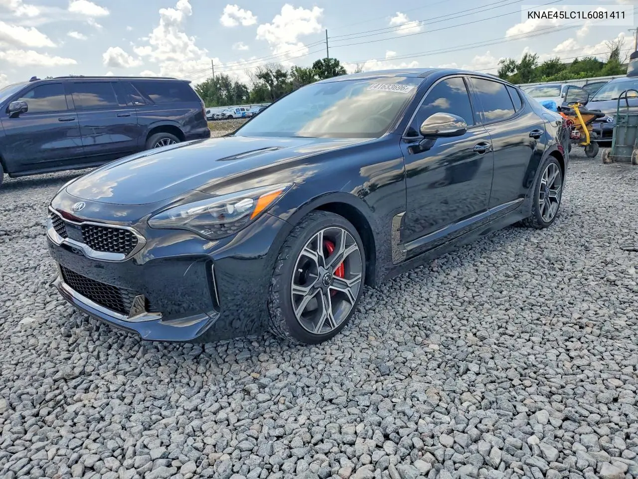 2020 Kia Stinger Gt1 VIN: KNAE45LC1L6081411 Lot: 41633696