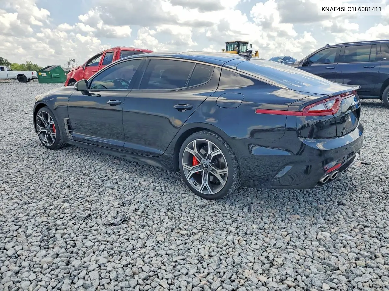 2020 Kia Stinger Gt1 VIN: KNAE45LC1L6081411 Lot: 41633696