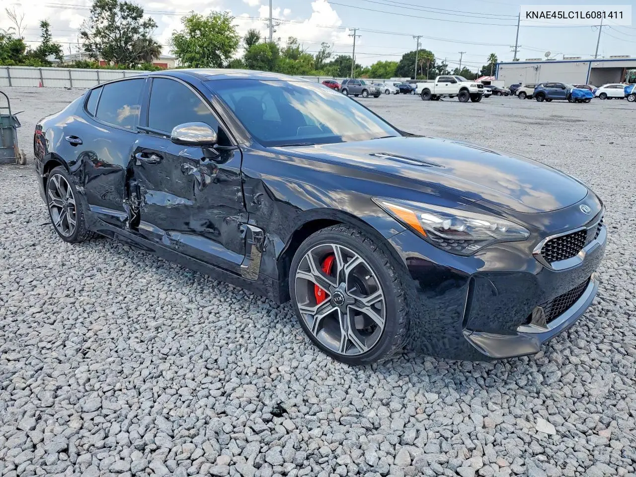 2020 Kia Stinger Gt1 VIN: KNAE45LC1L6081411 Lot: 41633696