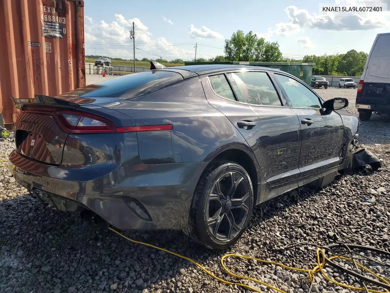 2020 Kia Stinger Gt-Line VIN: KNAE15LA9L6072401 Lot: 49972296