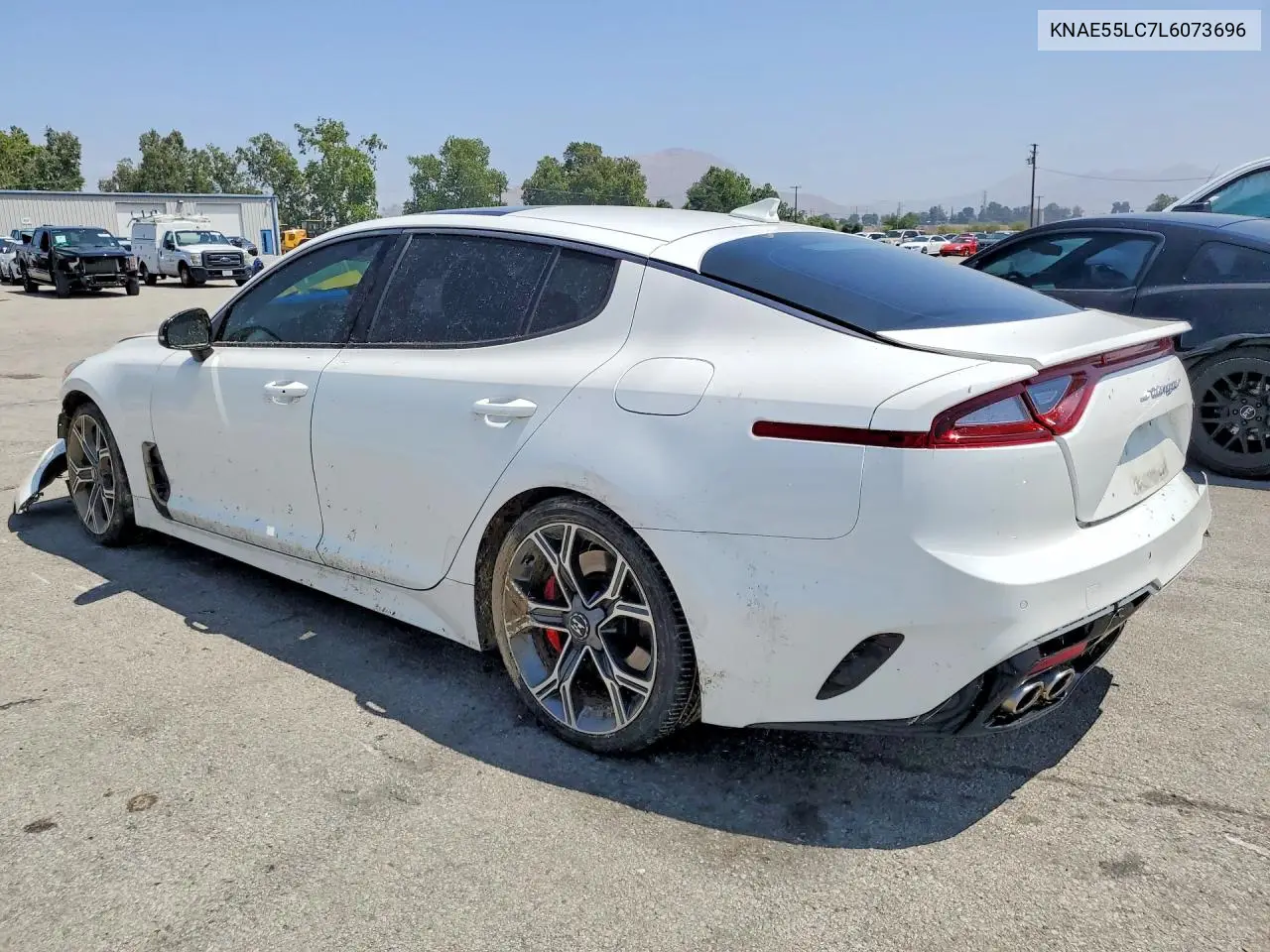 2020 Kia Stinger Gt2 VIN: KNAE55LC7L6073696 Lot: 51893636