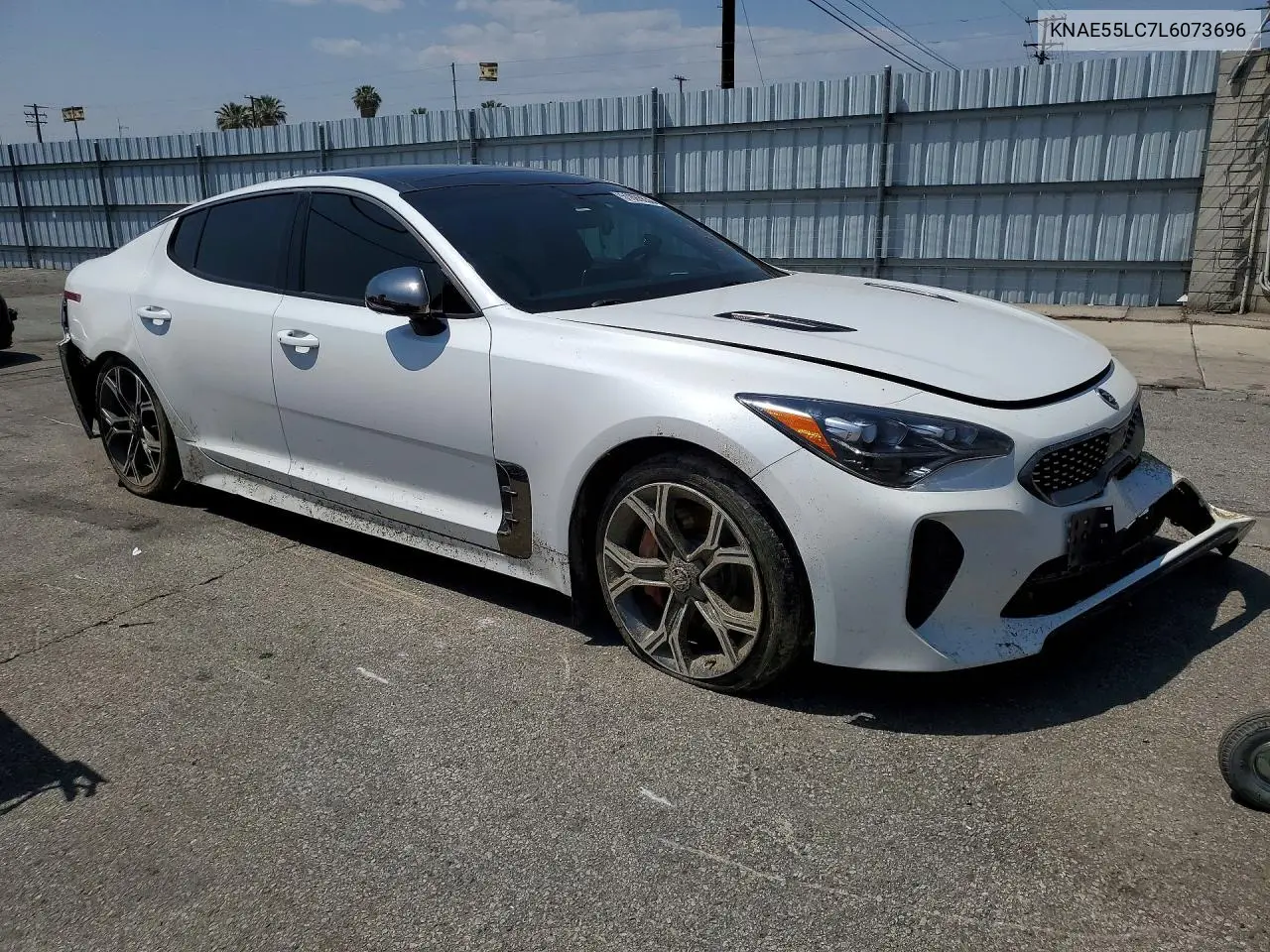 2020 Kia Stinger Gt2 VIN: KNAE55LC7L6073696 Lot: 51893636
