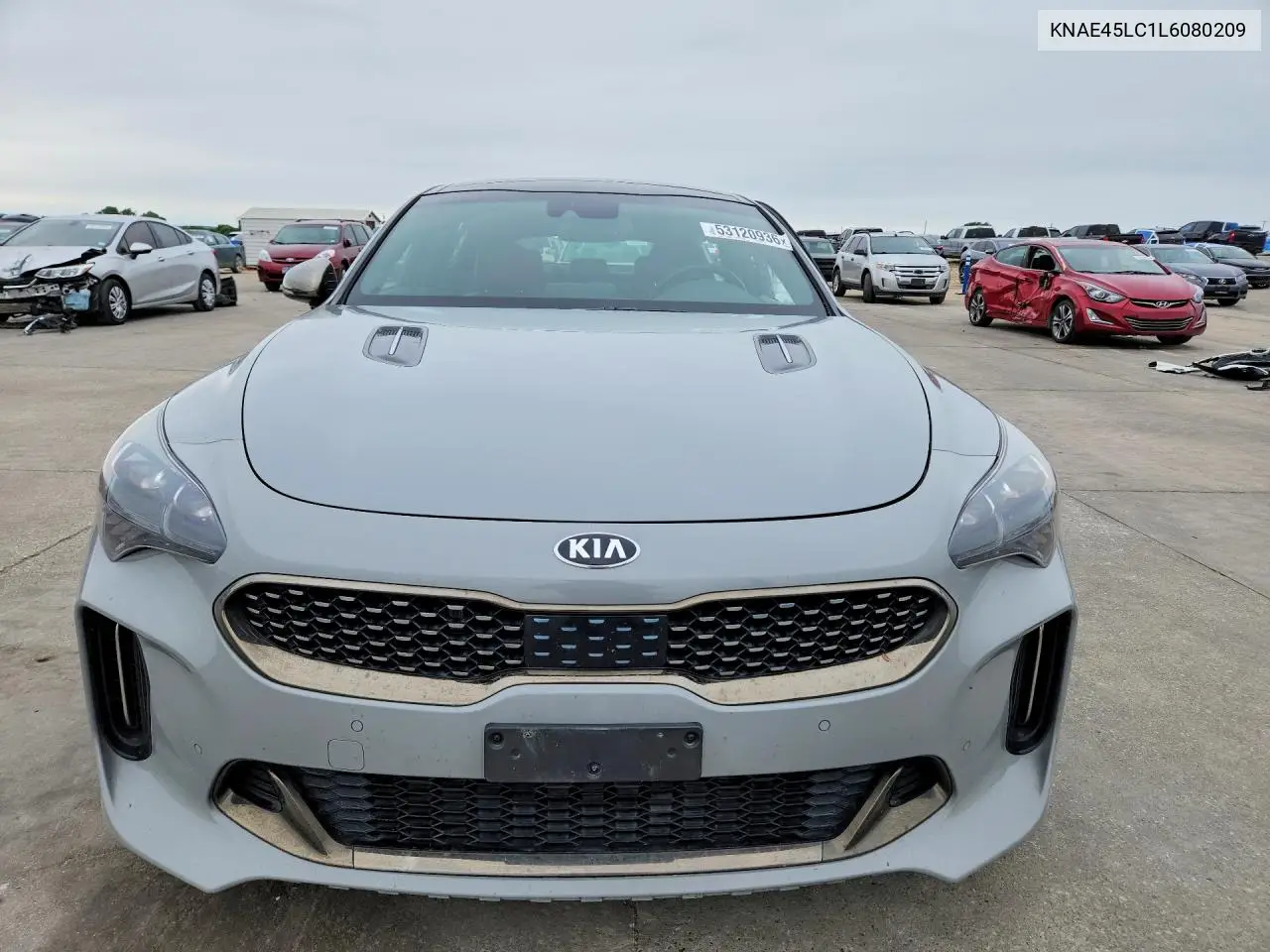 2020 Kia Stinger Gt1 VIN: KNAE45LC1L6080209 Lot: 53120936