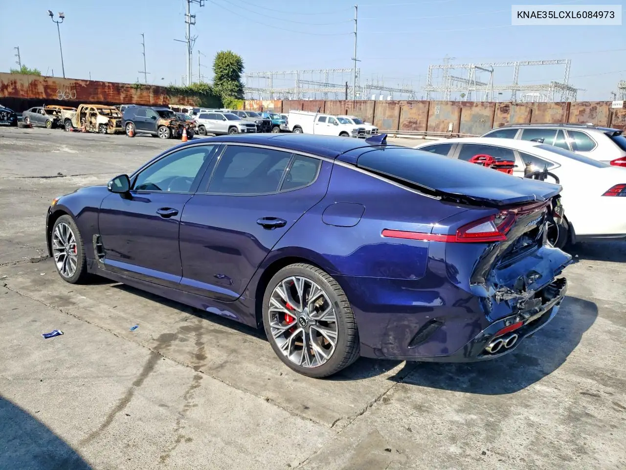 2020 Kia Stinger Gt VIN: KNAE35LCXL6084973 Lot: 53272376