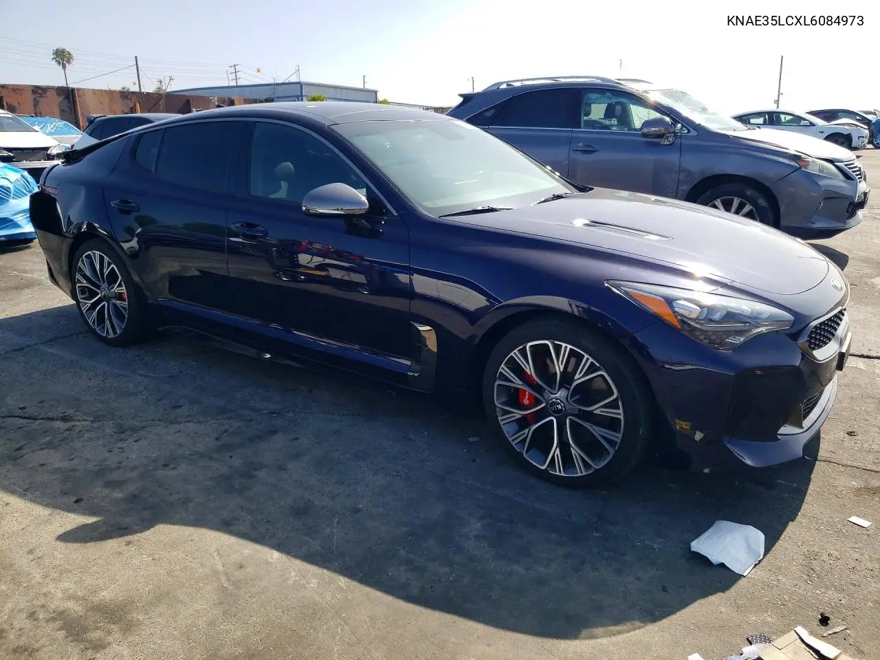 2020 Kia Stinger Gt VIN: KNAE35LCXL6084973 Lot: 53272376