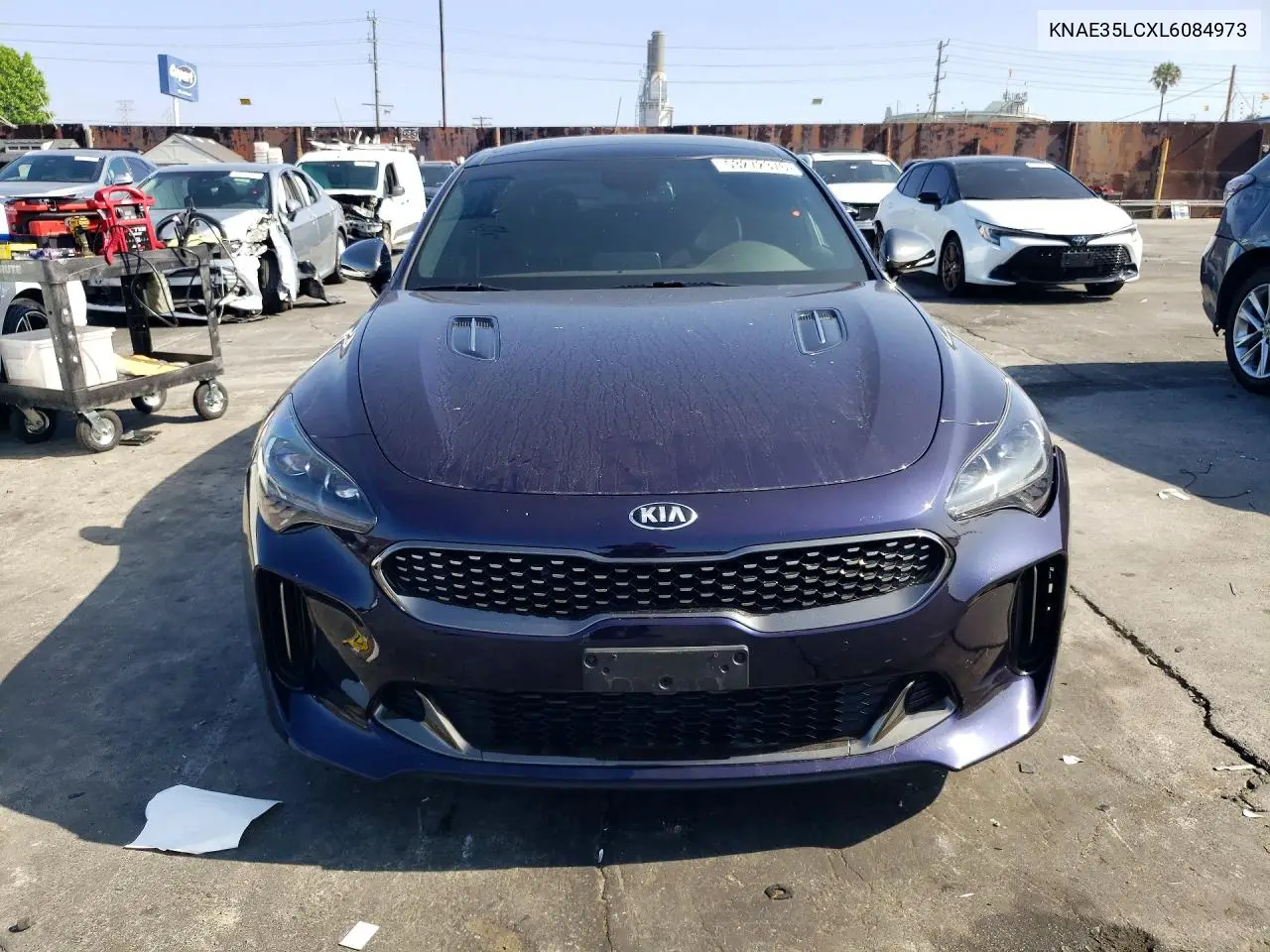 2020 Kia Stinger Gt VIN: KNAE35LCXL6084973 Lot: 53272376