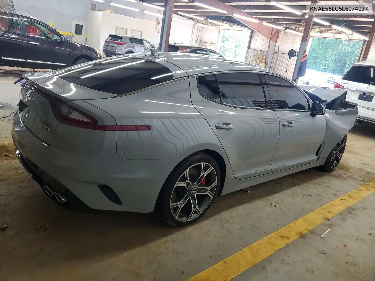 2020 Kia Stinger Gt2 VIN: KNAE55LC5L6074037 Lot: 55037416