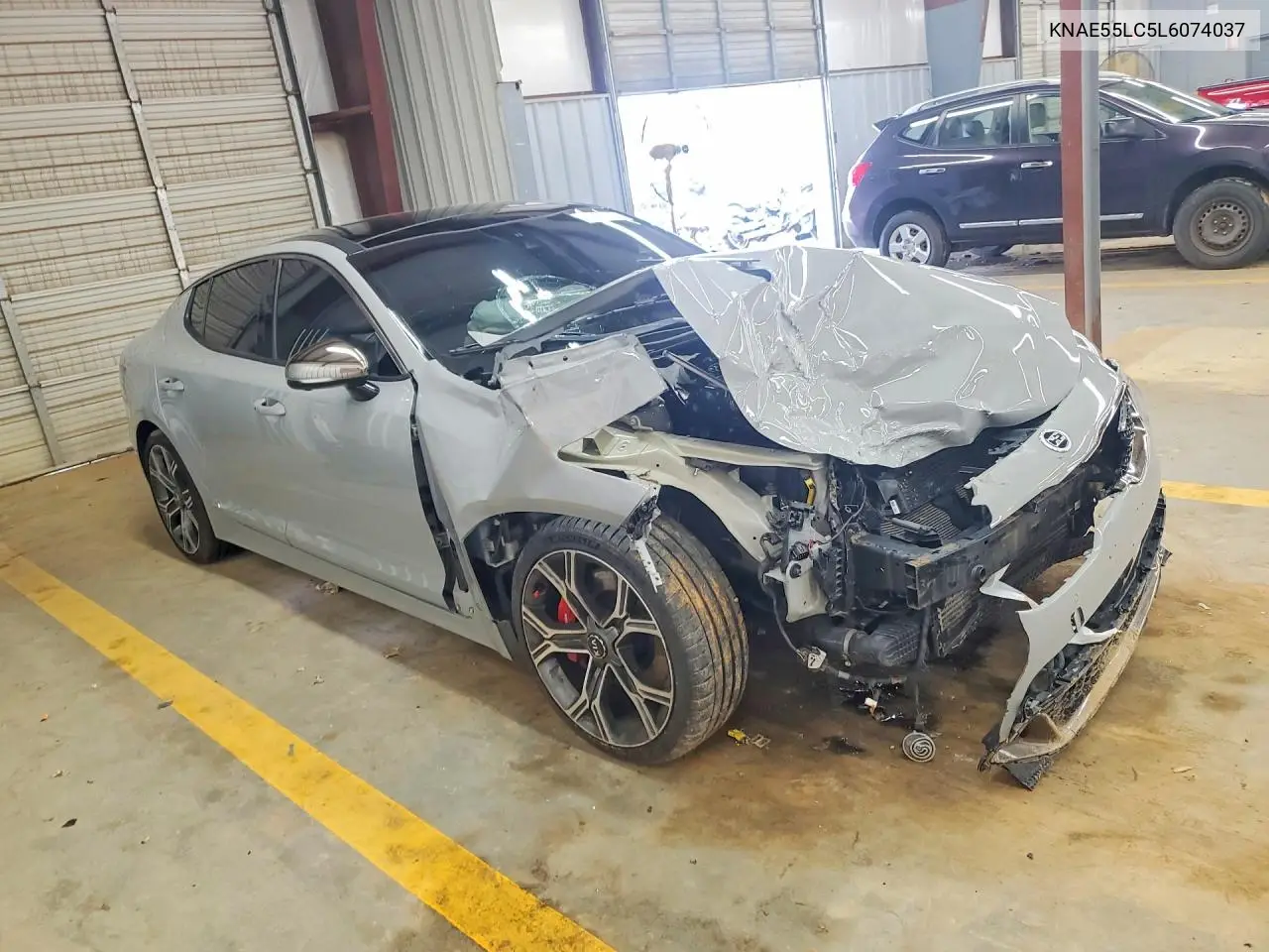2020 Kia Stinger Gt2 VIN: KNAE55LC5L6074037 Lot: 55037416
