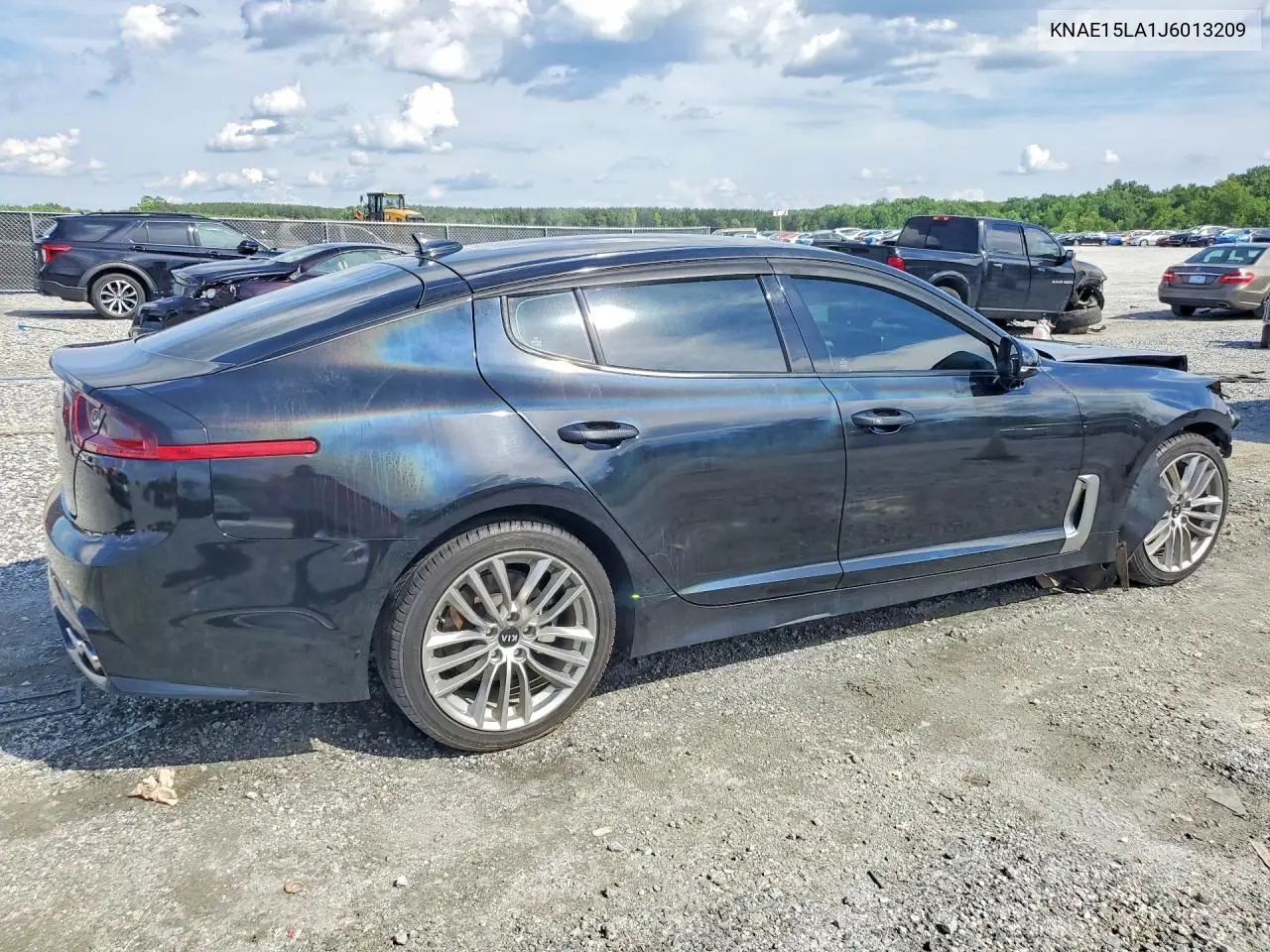 2018 Kia Stinger Base VIN: KNAE15LA1J6013209 Lot: 55196846