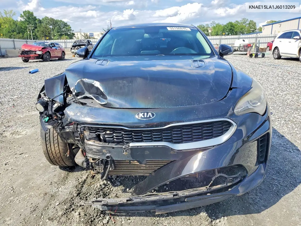 2018 Kia Stinger Base VIN: KNAE15LA1J6013209 Lot: 55196846