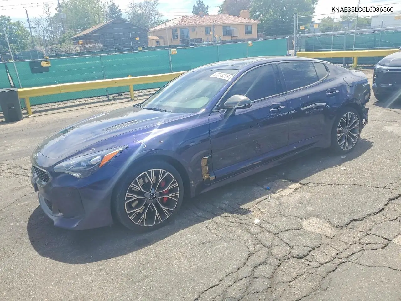 2020 Kia Stinger Gt VIN: KNAE35LC6L6086560 Lot: 57778216