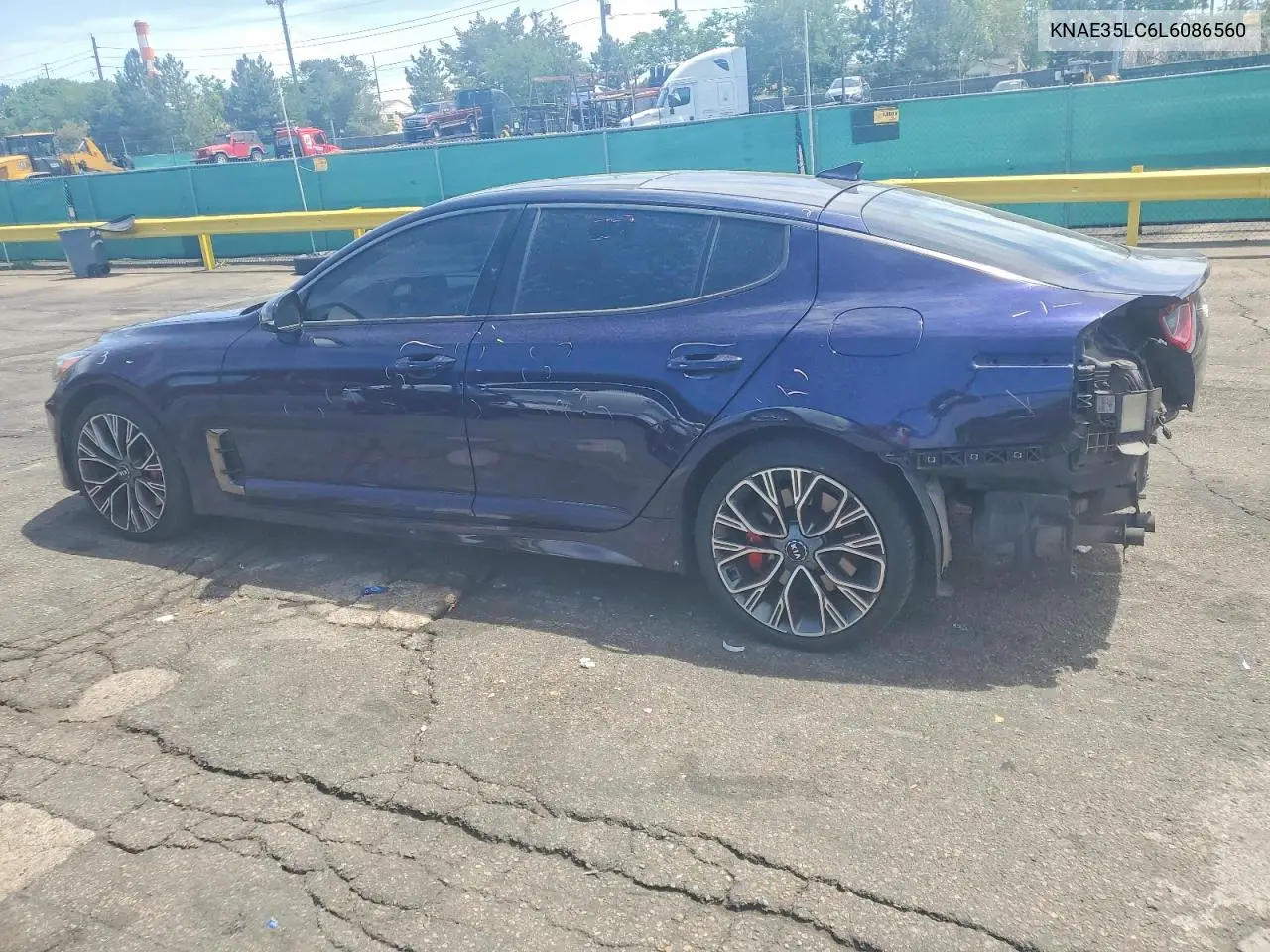 2020 Kia Stinger Gt VIN: KNAE35LC6L6086560 Lot: 57778216