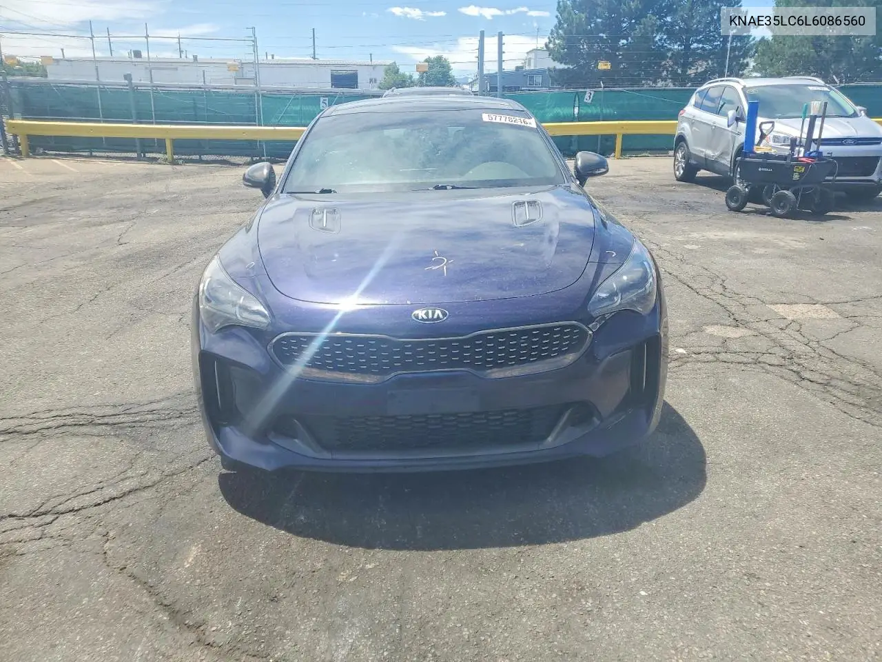 2020 Kia Stinger Gt VIN: KNAE35LC6L6086560 Lot: 57778216