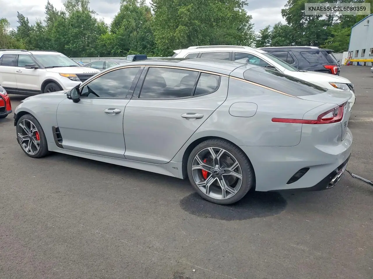 2020 Kia Stinger Gt2 VIN: KNAE55LC2L6080359 Lot: 58896406