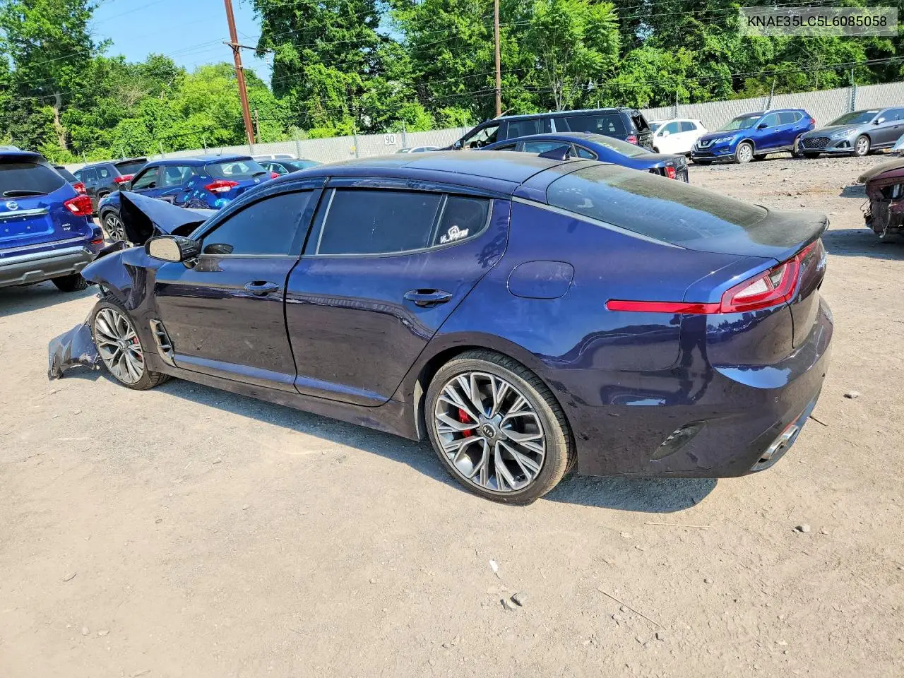 2020 Kia Stinger Gt VIN: KNAE35LC5L6085058 Lot: 58959916
